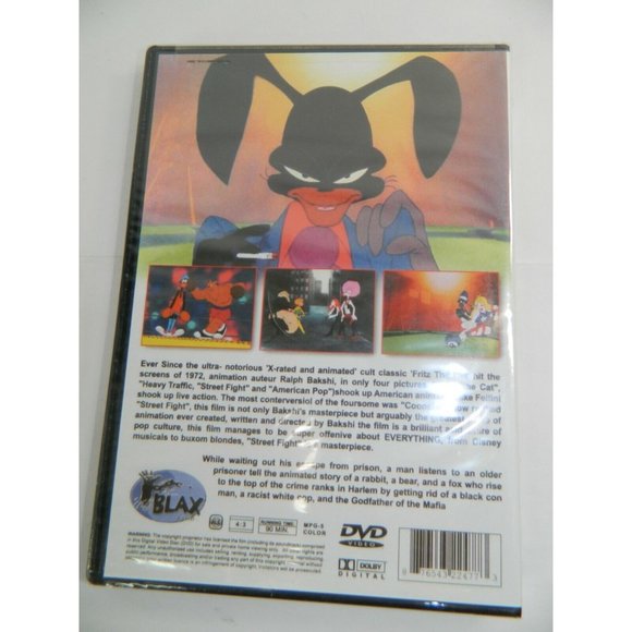 Coonskin (DVD, 2011) New Barry White Scatman Crothers Ralph Bakshi Rare Animated - Picture 3 of 8